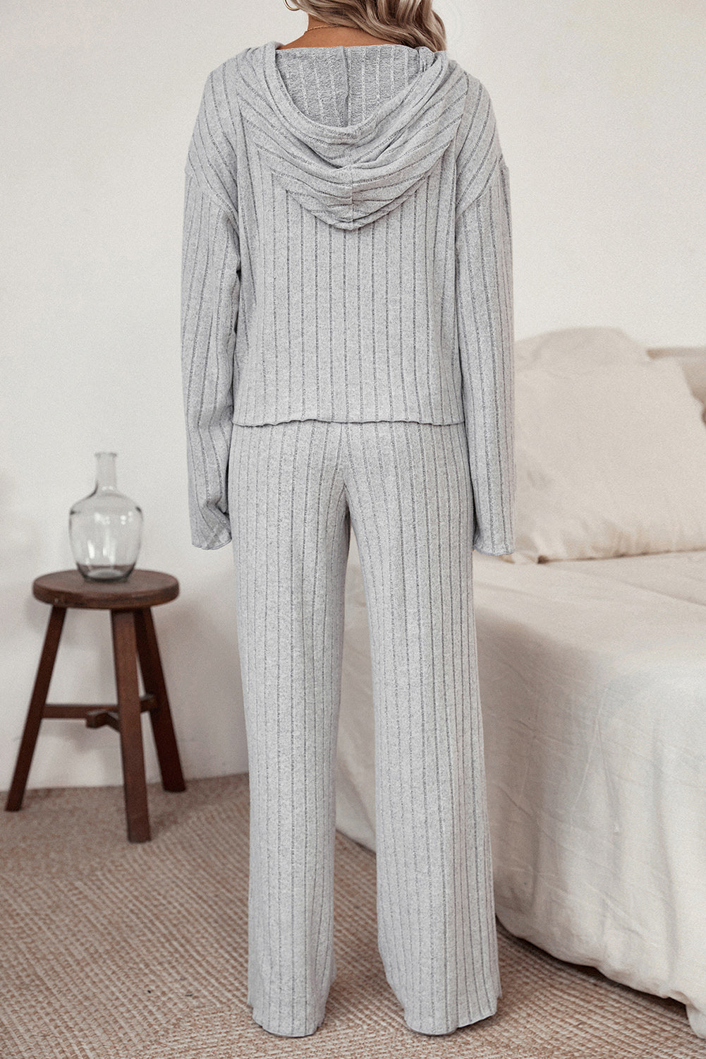 Comfy CEO Pant Lounge Set - Light Gray