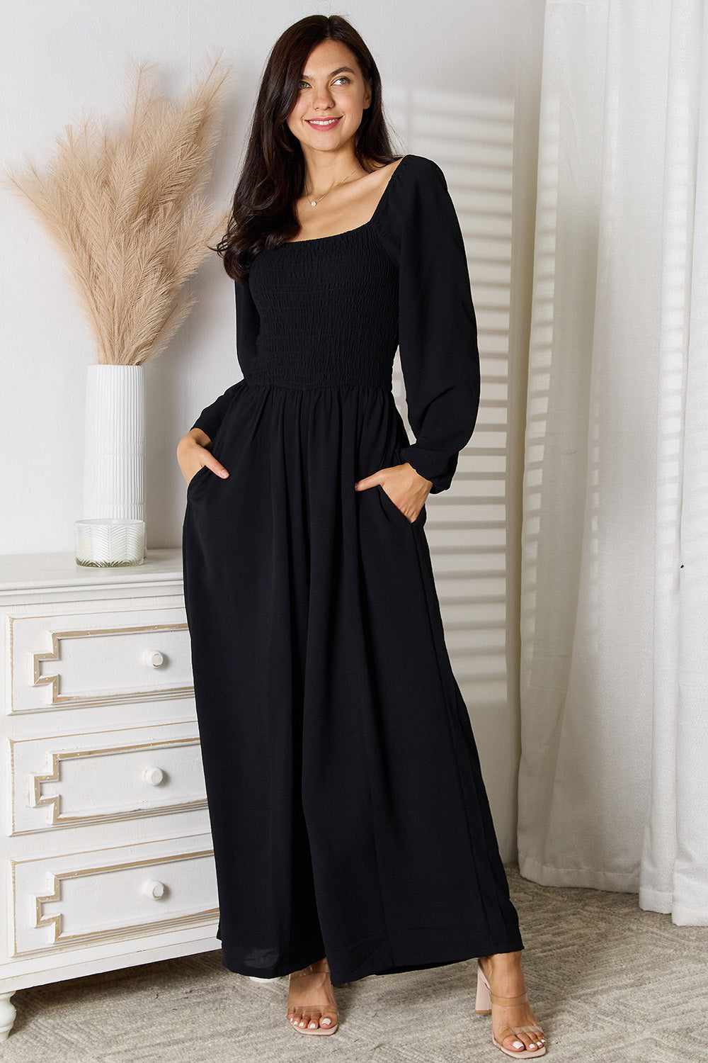 Move with Grace Jumpsuit - Black