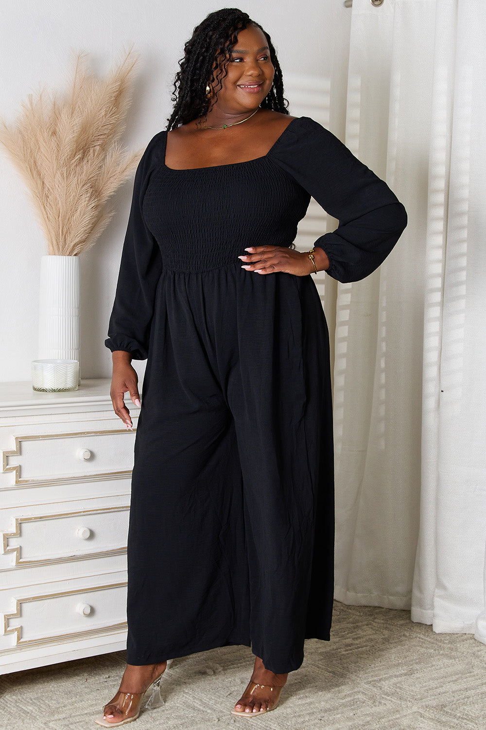 Move with Grace Jumpsuit - Black
