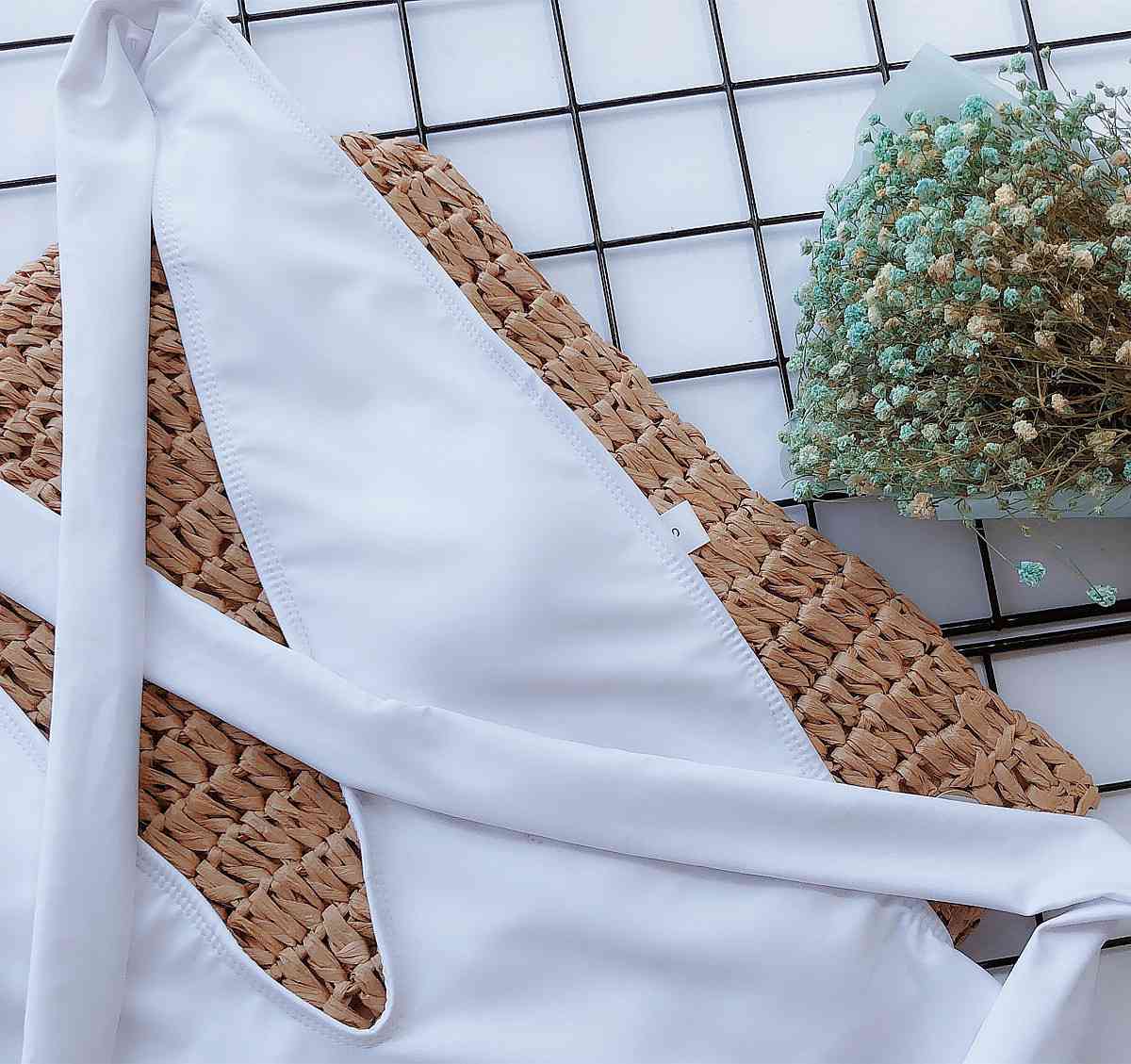 Deep V-Cut 1 Piece Swimsuit