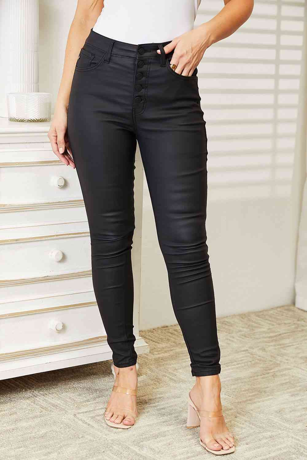 BOLD High Rise Skinny Jeans - Black