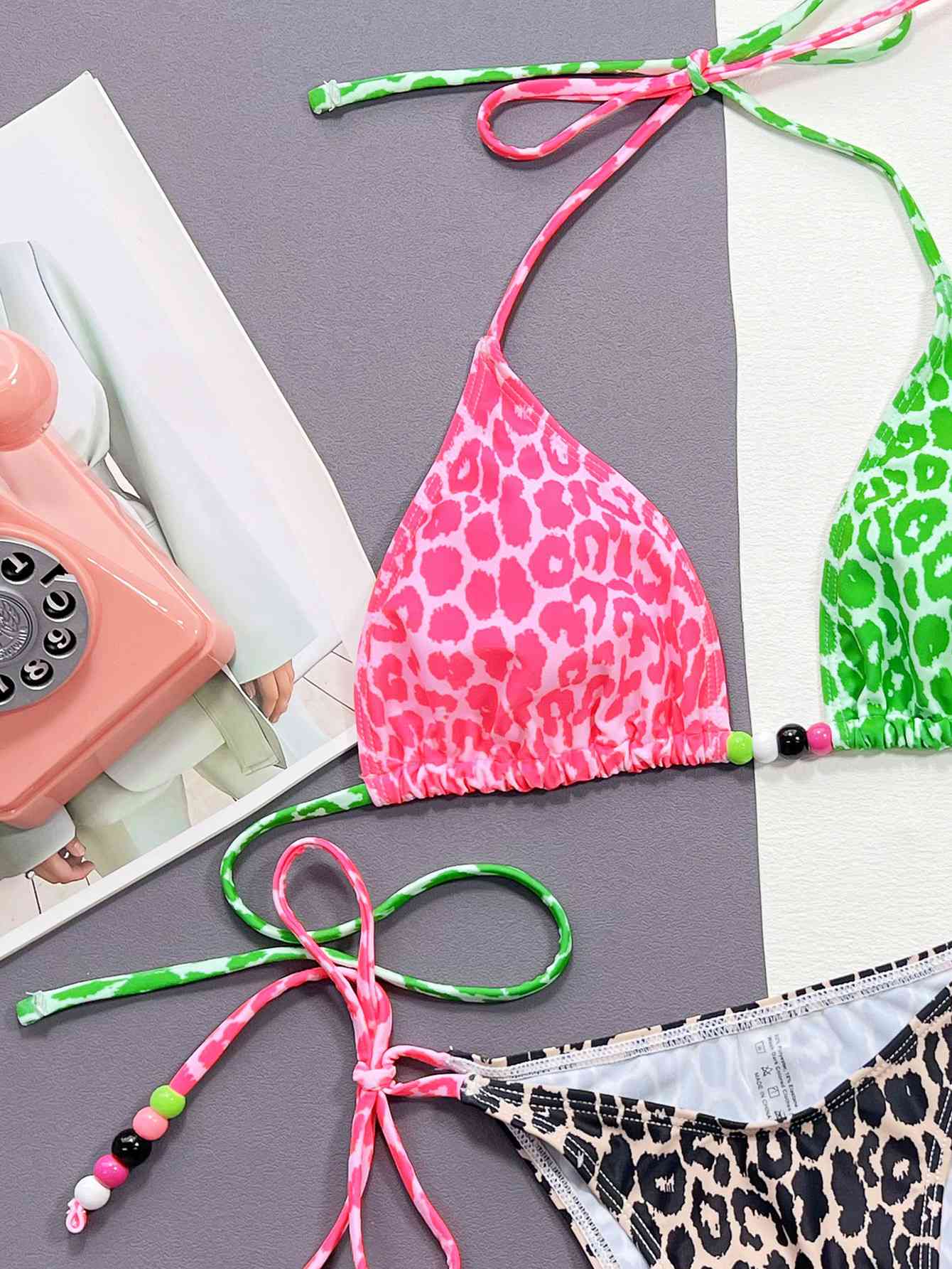 High Speed 2 Piece Bikini Set - Leopard