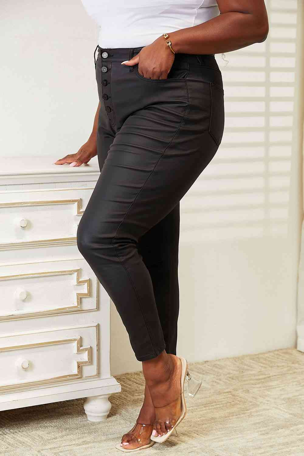BOLD High Rise Skinny Jeans - Black