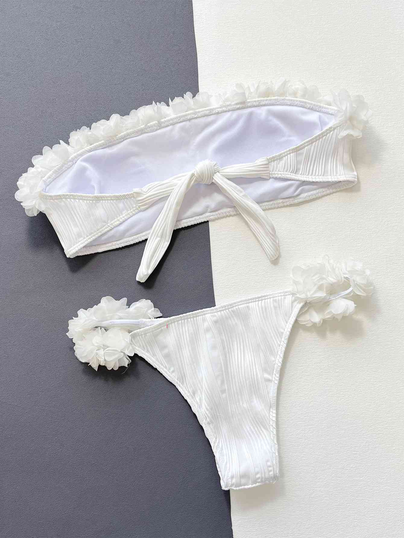 Heaven 2 Piece Bikini Set - White