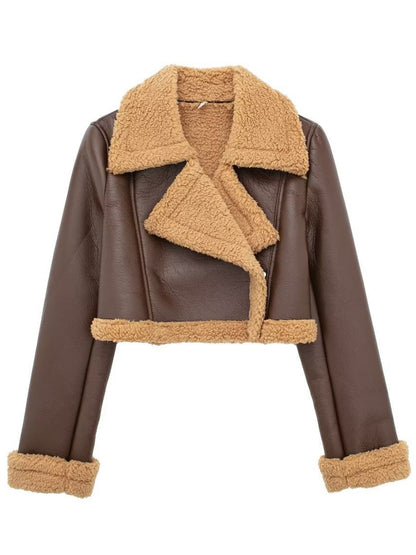 Ashley Plush Cropped Jacket