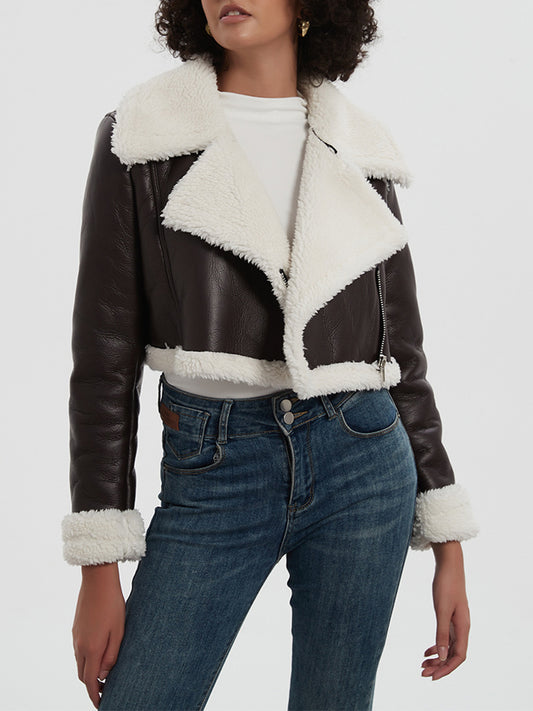 Ashley Plush Cropped Jacket