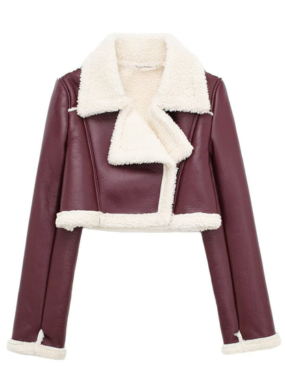 Ashley Plush Cropped Jacket