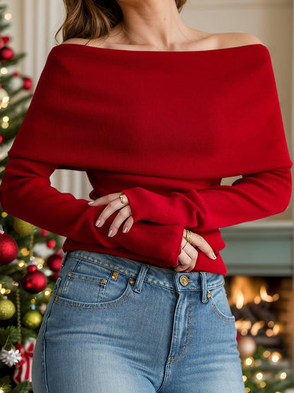 In Laws Off Shoulder Sweater