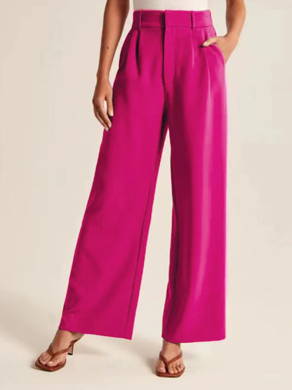 Winner Wednesday High Waist Wide Leg Business Pants