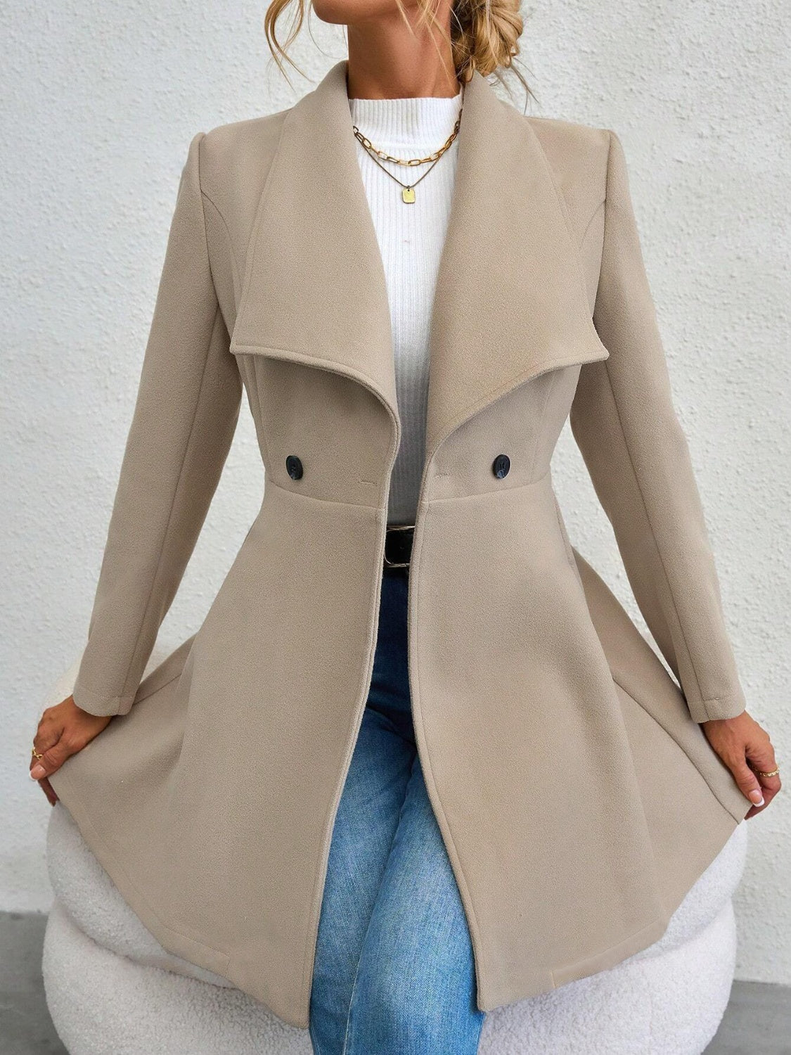 Delicacy Collared Coat