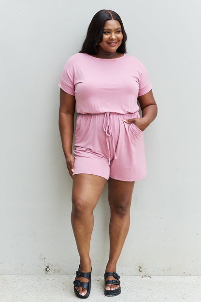 Credence Romper - Light Carnation Pink