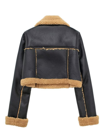 Ashley Plush Cropped Jacket