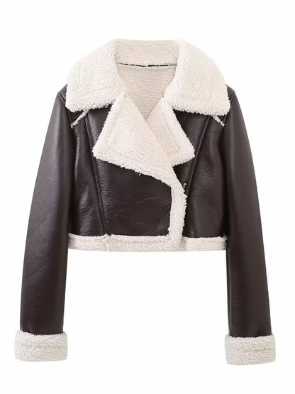 Ashley Plush Cropped Jacket