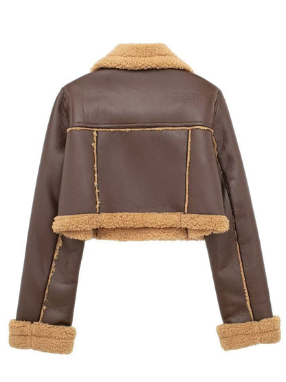 Ashley Plush Cropped Jacket