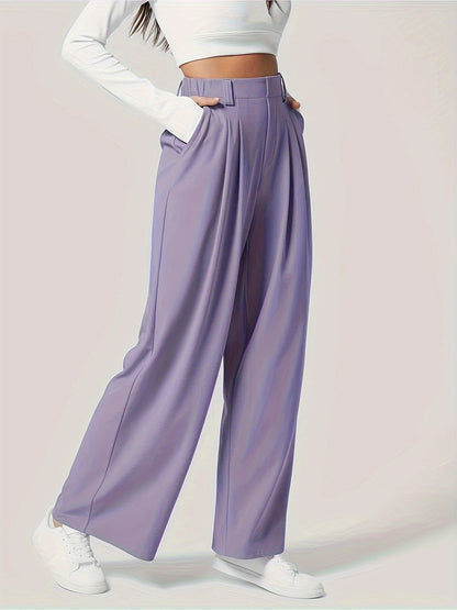 Keep Quiet Wide Leg Business Pants