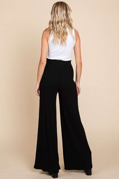 High End Wide Leg Pants