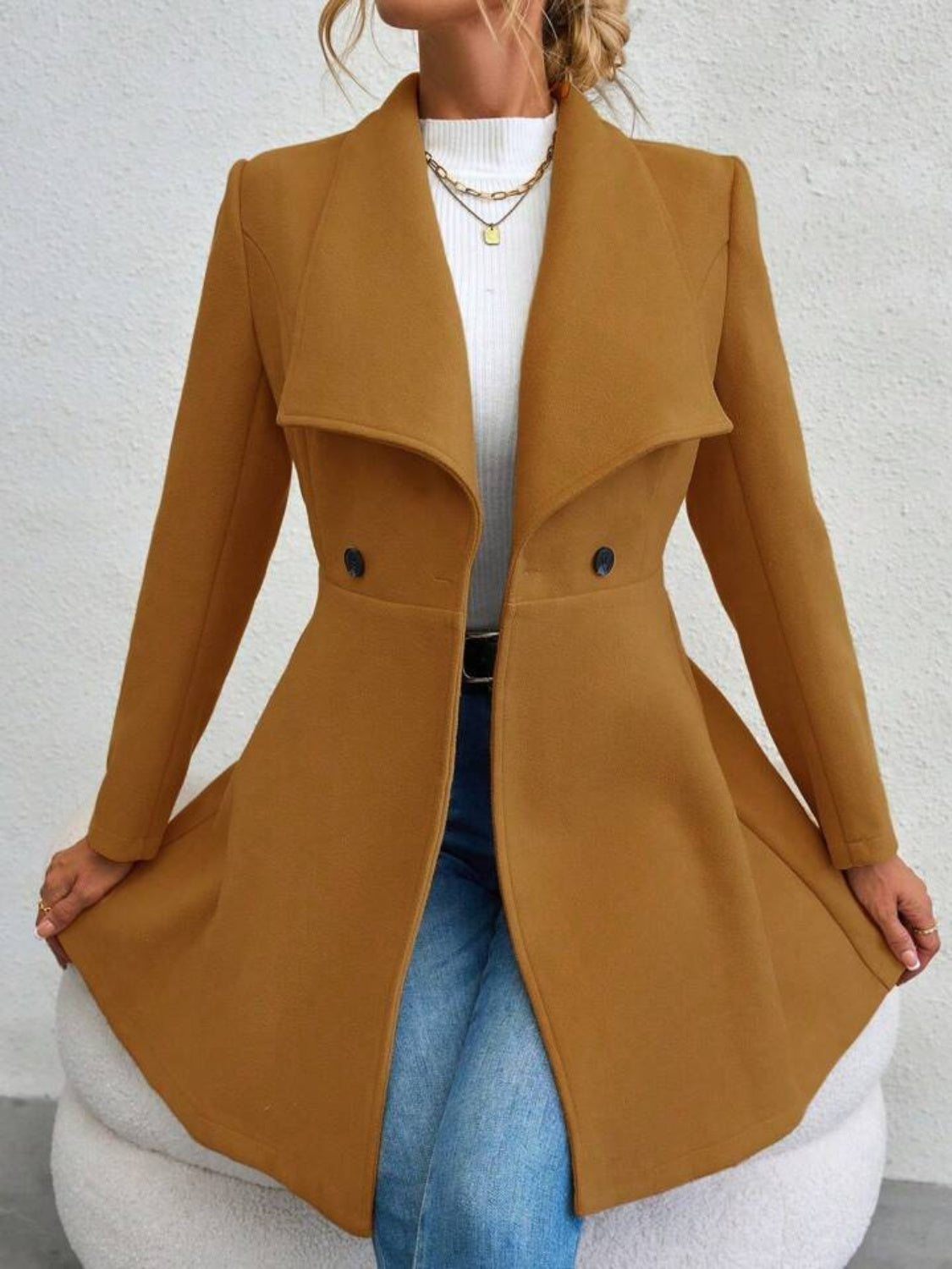 Delicacy Collared Coat