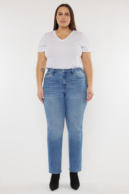 Vintage Charm High Waist Jeans