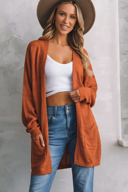 Darling Textured Cardigan - Caramel