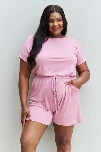 Credence Romper - Light Carnation Pink