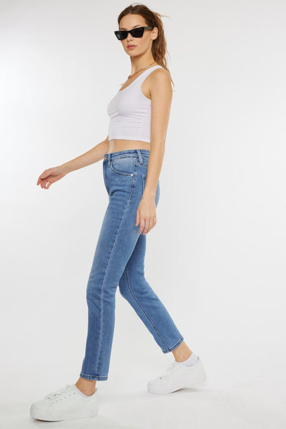 Vintage Charm High Waist Jeans