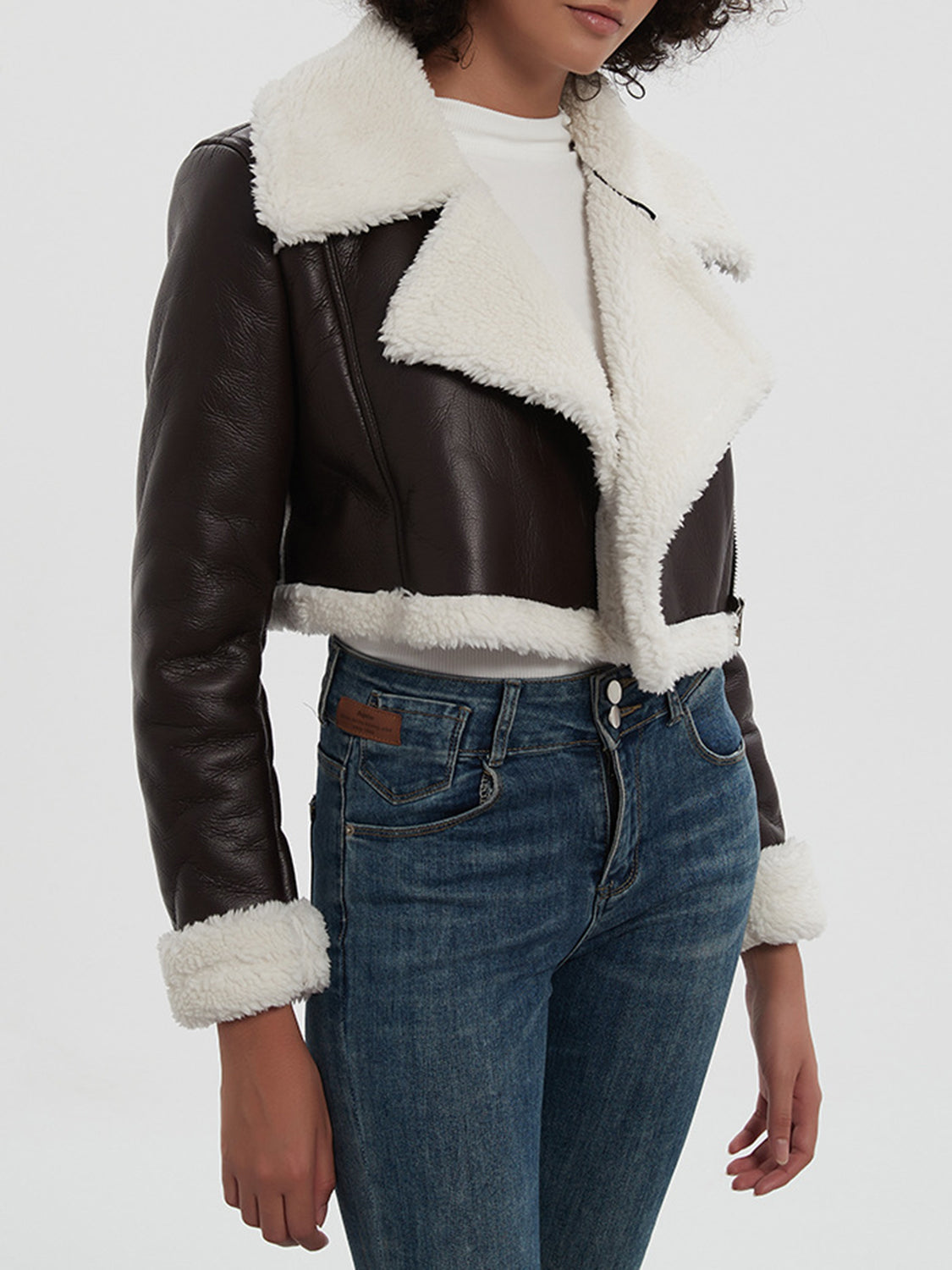 Ashley Plush Cropped Jacket