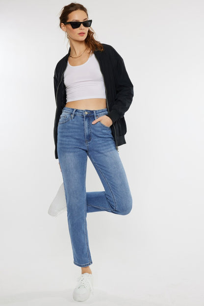 Vintage Charm High Waist Jeans