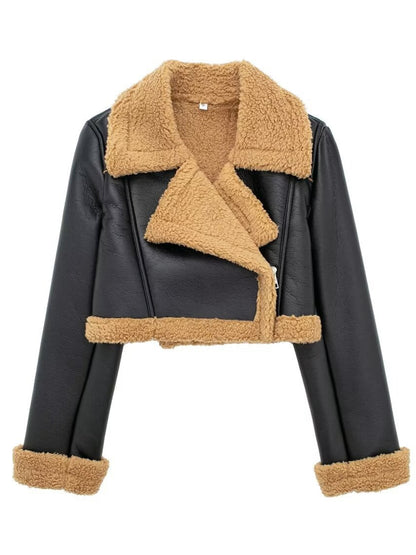 Ashley Plush Cropped Jacket