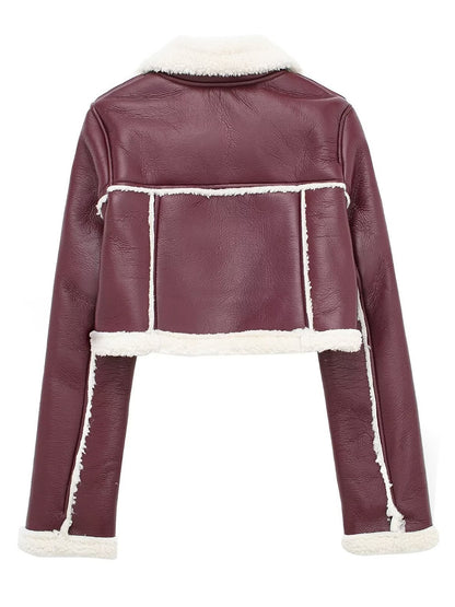 Ashley Plush Cropped Jacket