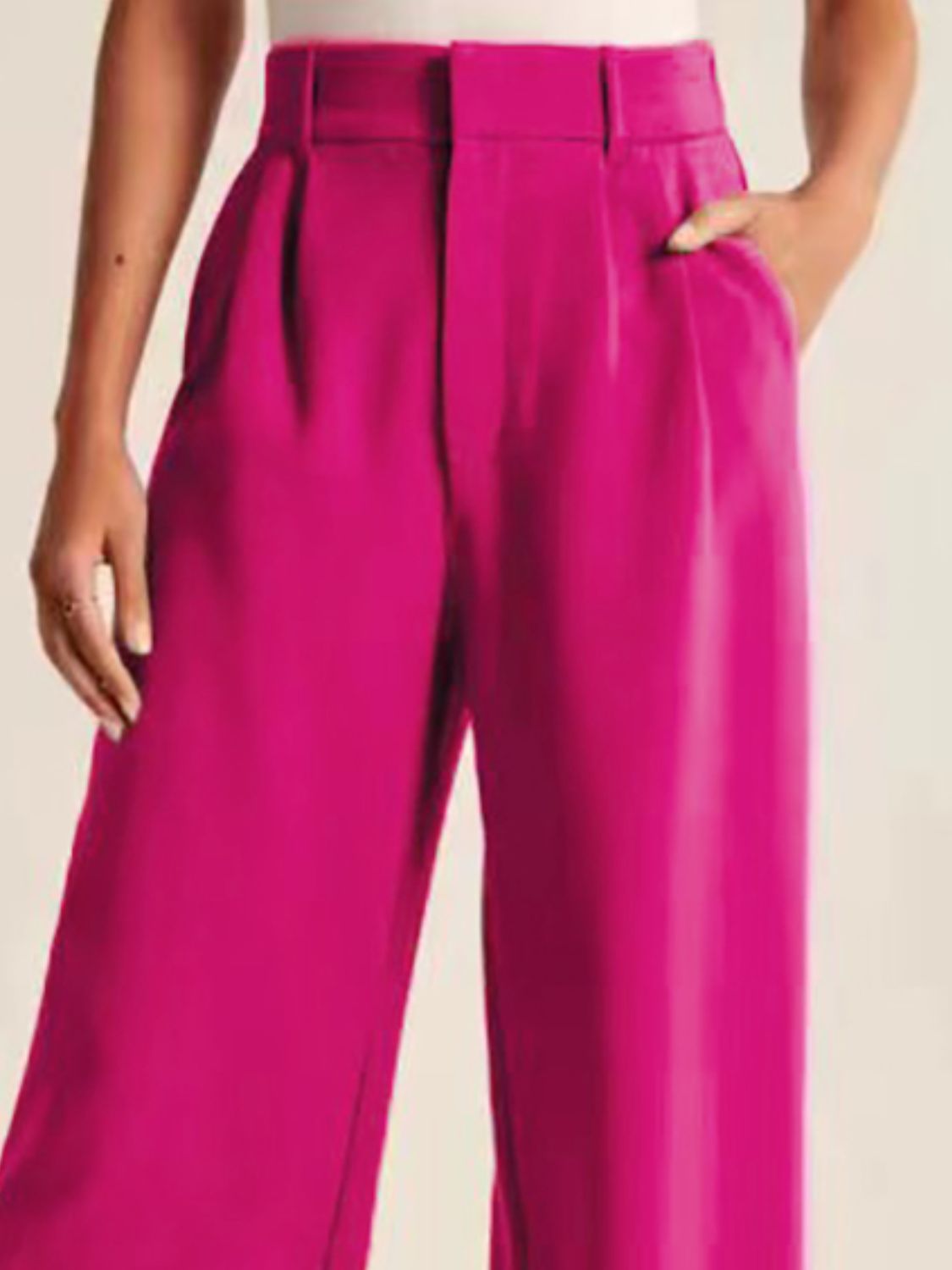 Winner Wednesday High Waist Wide Leg Business Pants