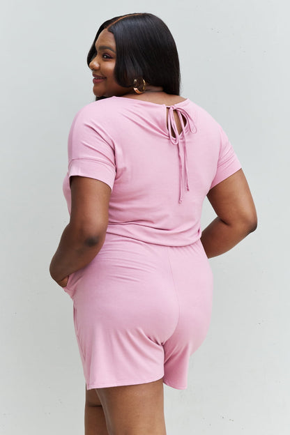 Credence Romper - Light Carnation Pink