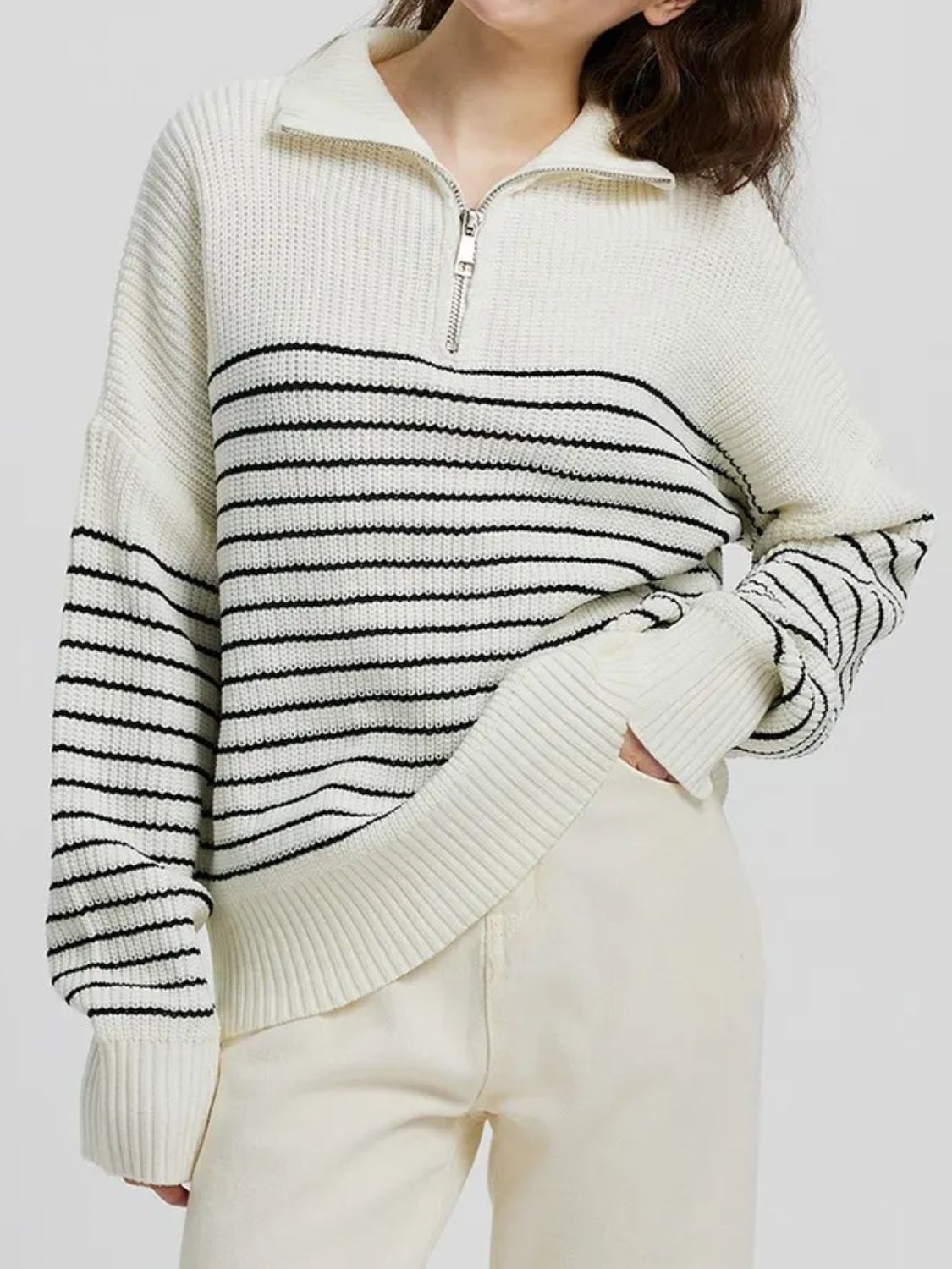 Lifetime Desires Striped Sweater