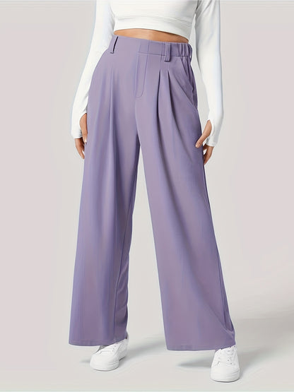 Keep Quiet Wide Leg Business Pants