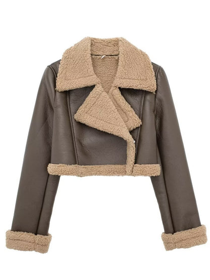 Ashley Plush Cropped Jacket