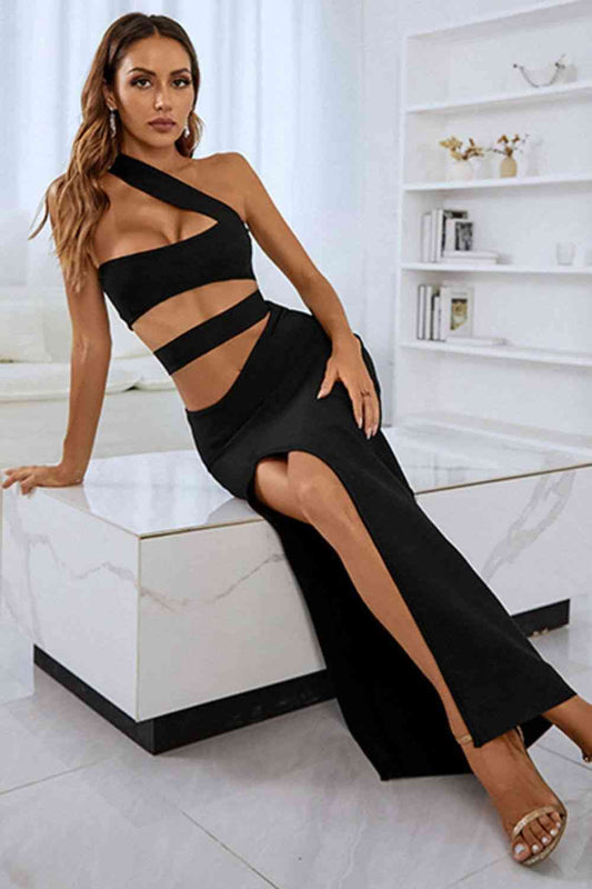 Who Run The World Evening Gown - Black