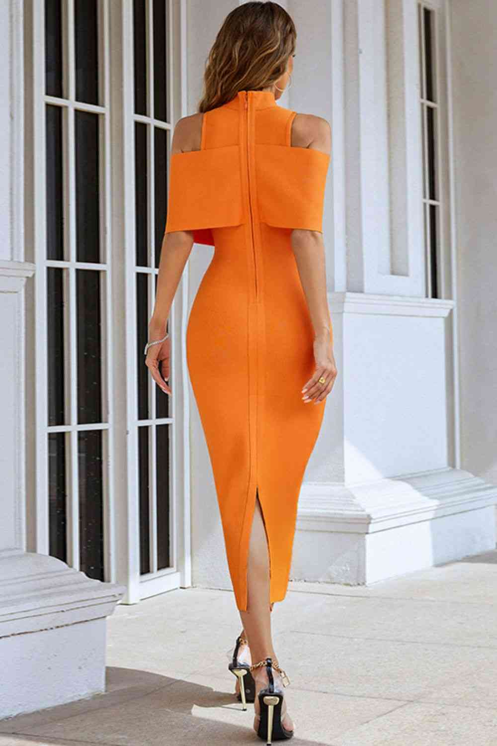 NFT Midi Dress - Orange