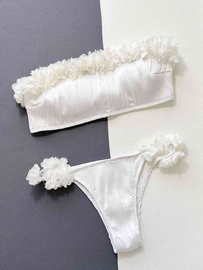 Heaven 2 Piece Bikini Set - White