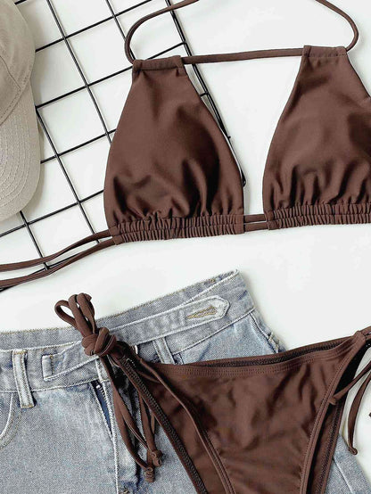 Mocha 2 Piece Bikini Set - Chocolate