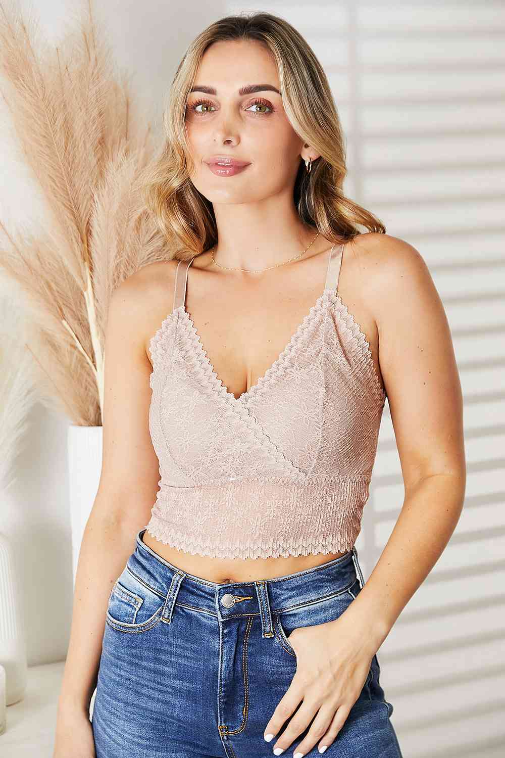 Poise Lace Bralette - Mocha