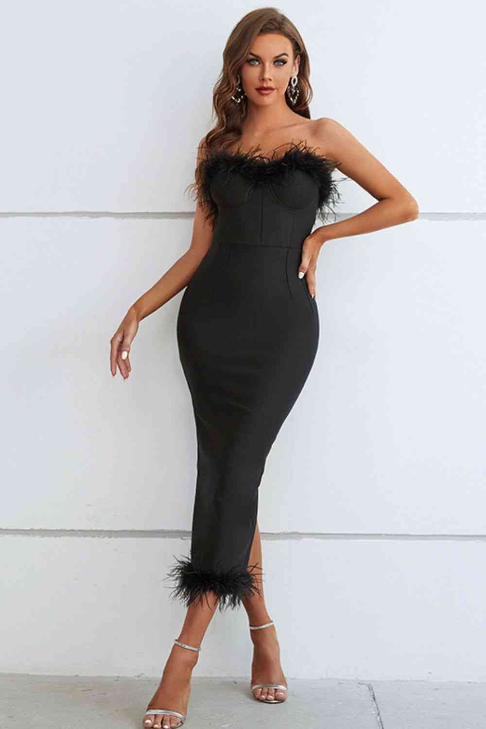 Promises Strapless Evening Dress - Black