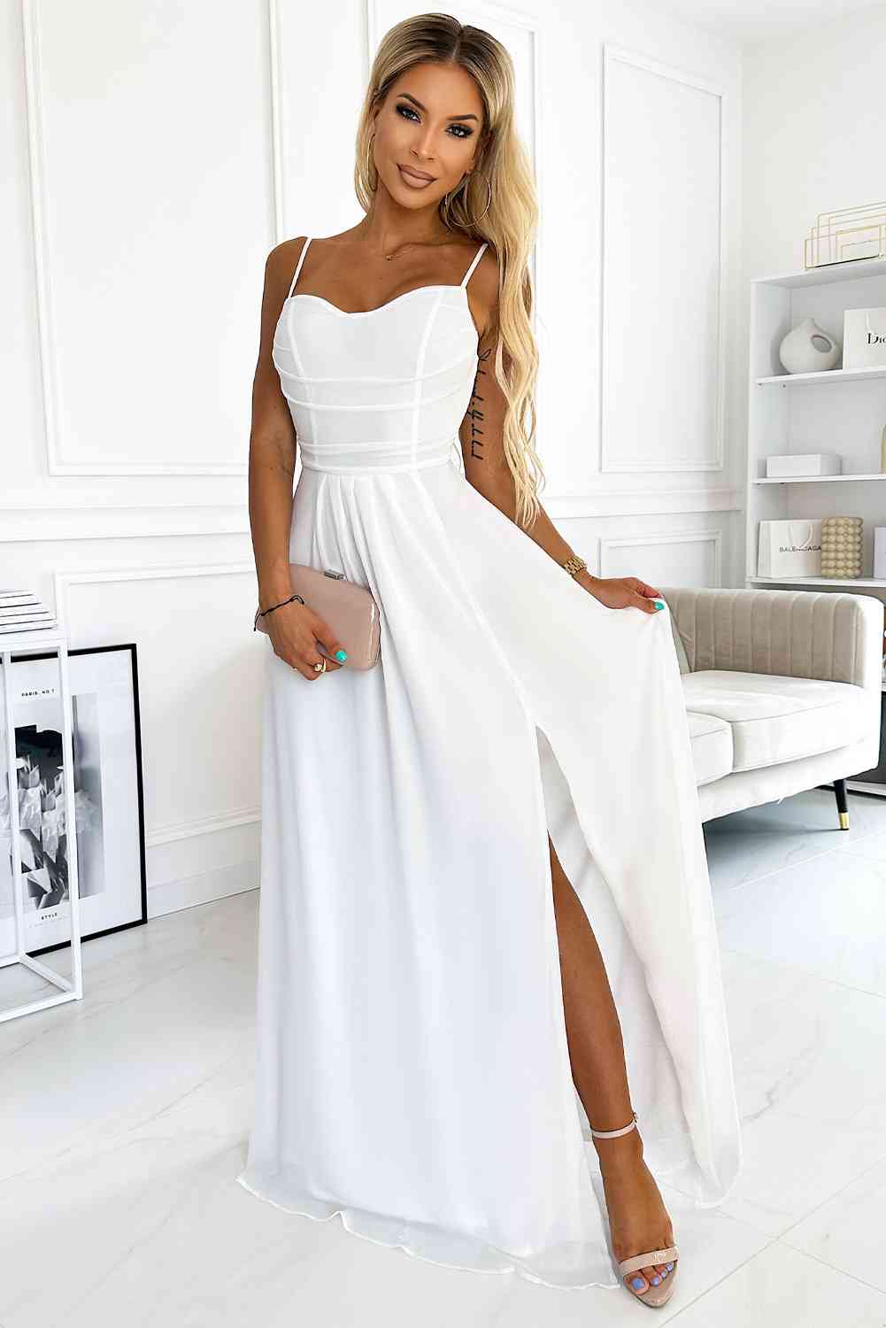 Sunny Skies Slit Maxi Dress