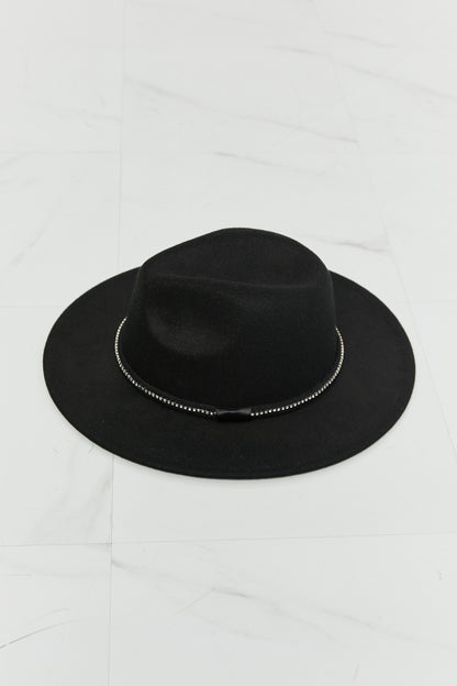 Before The Fame Fedora Hat - Black